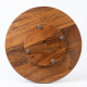 Wooden Rotating Tray Large